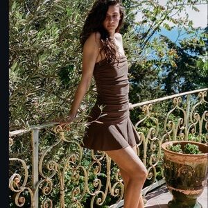 WITH JEAN STRAPLESS DRESS